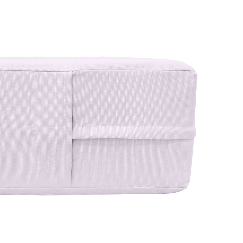 |SLIPCOVER ONLY|S6 Daybed Mattress Bolster Pillow Covers Knife Edge Full AD107