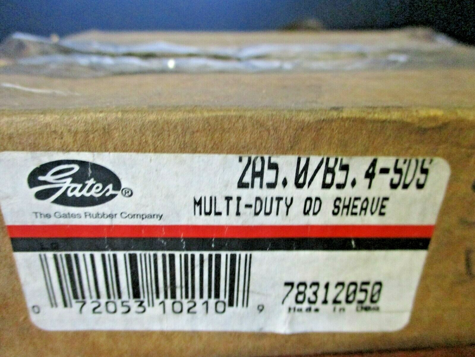 NEW GATES 2A5.0/B5.4-SDS 2 GROOVE QD SHEAVE