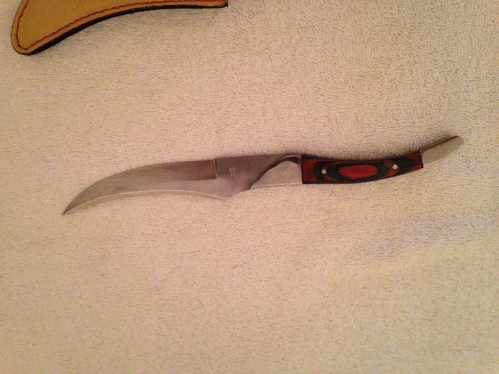 LONG PAKISTAN SINGLE BLADE KNIFE WITH SHEATH
