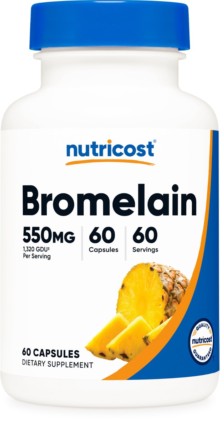 Nutricost Bromelain Capsules (60 Servings)(500 MG Per Serving) - Vegan, Non-GMO
