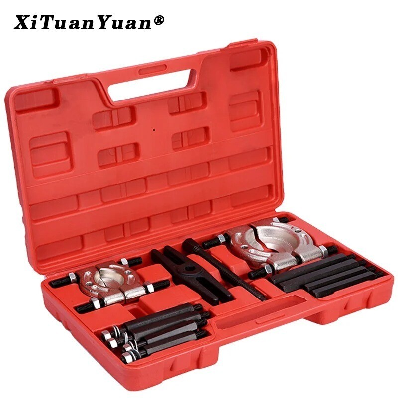 12pcs Car Bearing Separator Puller Bearing Removal Tool Set Bar-Type Splitter