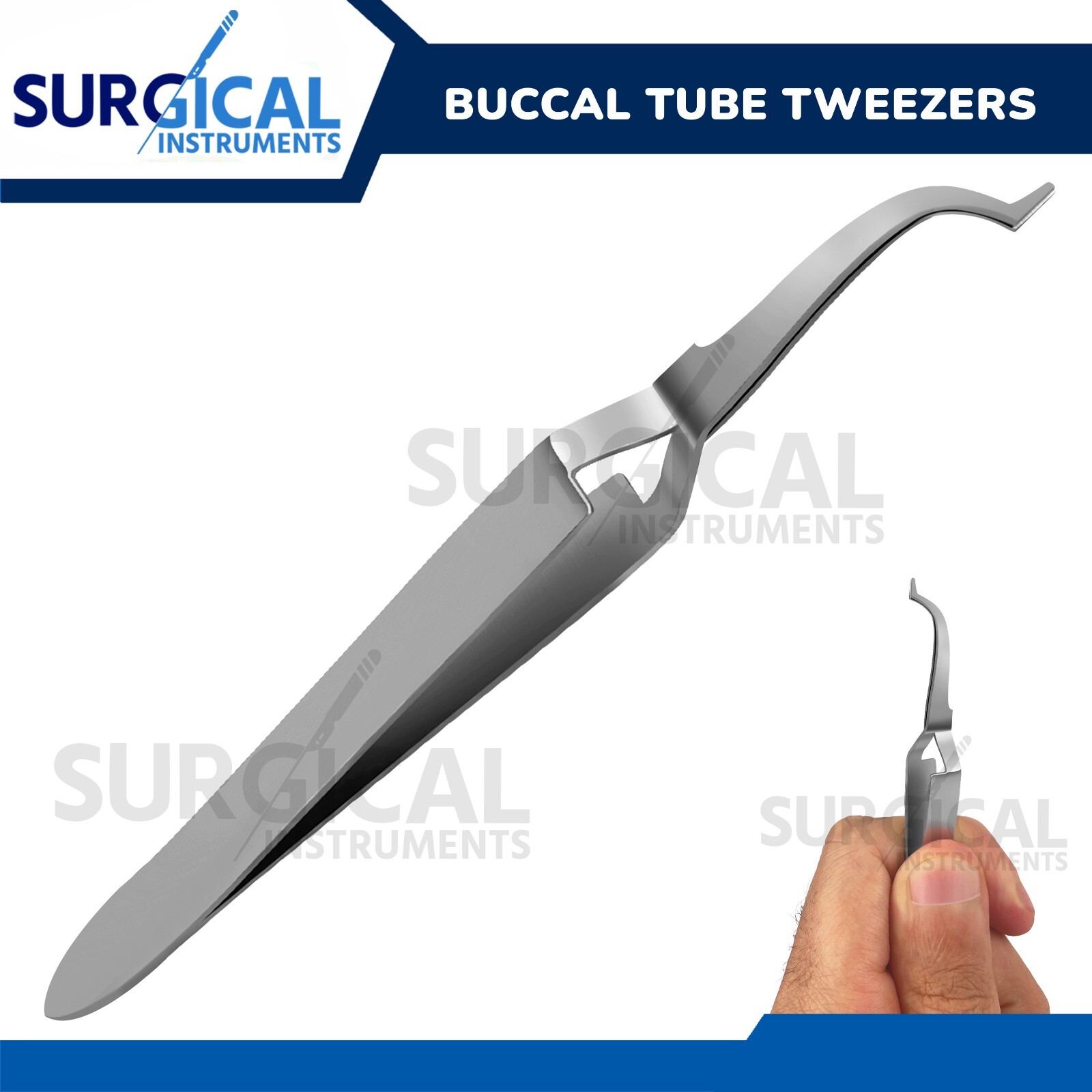 Dental Orthodontic Buccal Tube Tweezers Surgical Dental Instruments German Grade