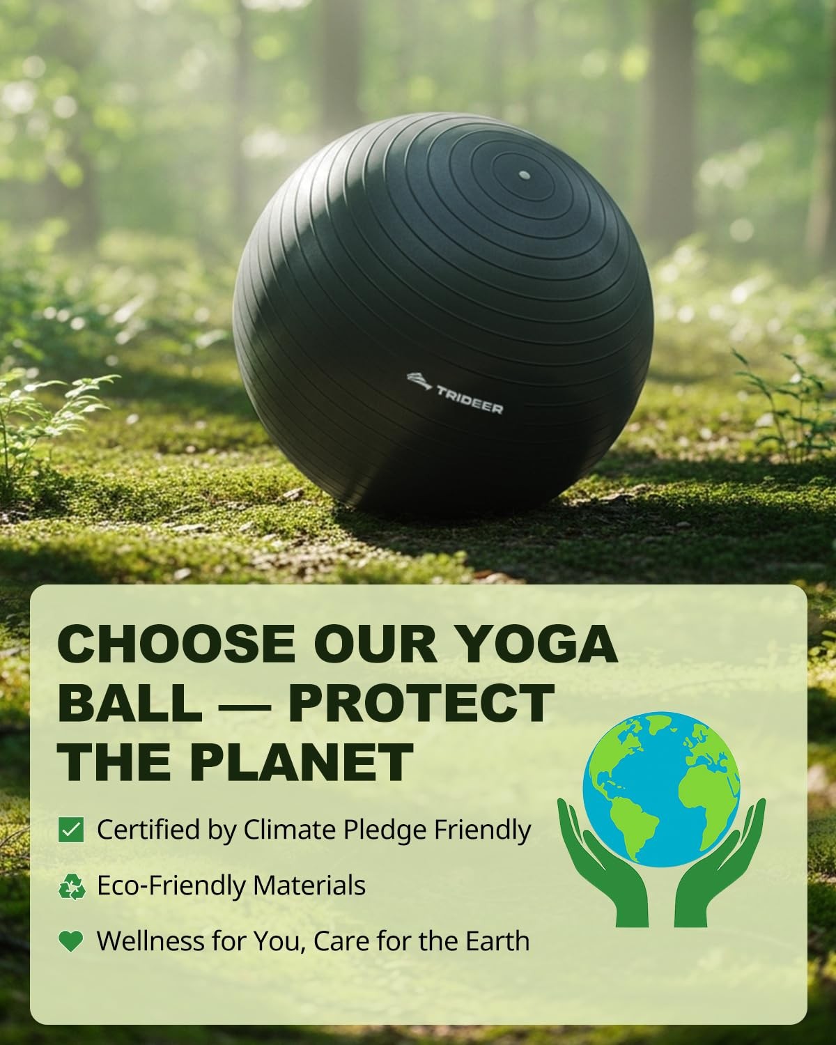 Yoga Pilates Stability Ball 5 Sizes Home Gym Office Chair Core Balance Training