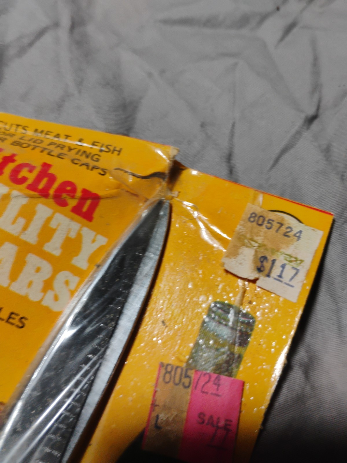 Vintage 1974 NOS Kitchen Utility Shears Kitchen King Scissors