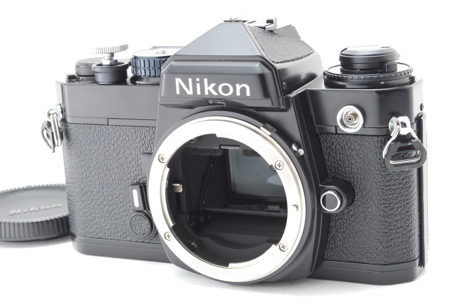 Light meter OK! [Near MINT] Nikon FE Black 35mm SLR Film Camera Body From JAPAN