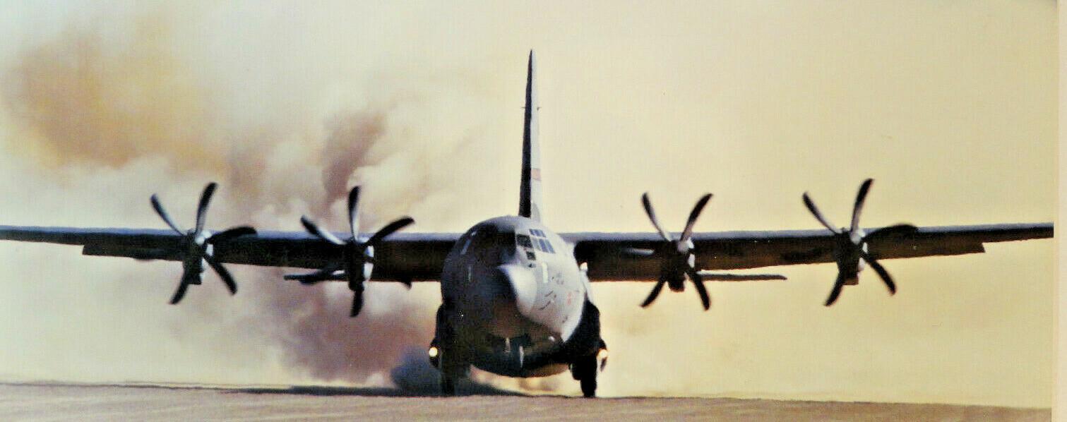 Lockheed Martin C-130J Super Hercules Airplane Photograph Adverting Paper