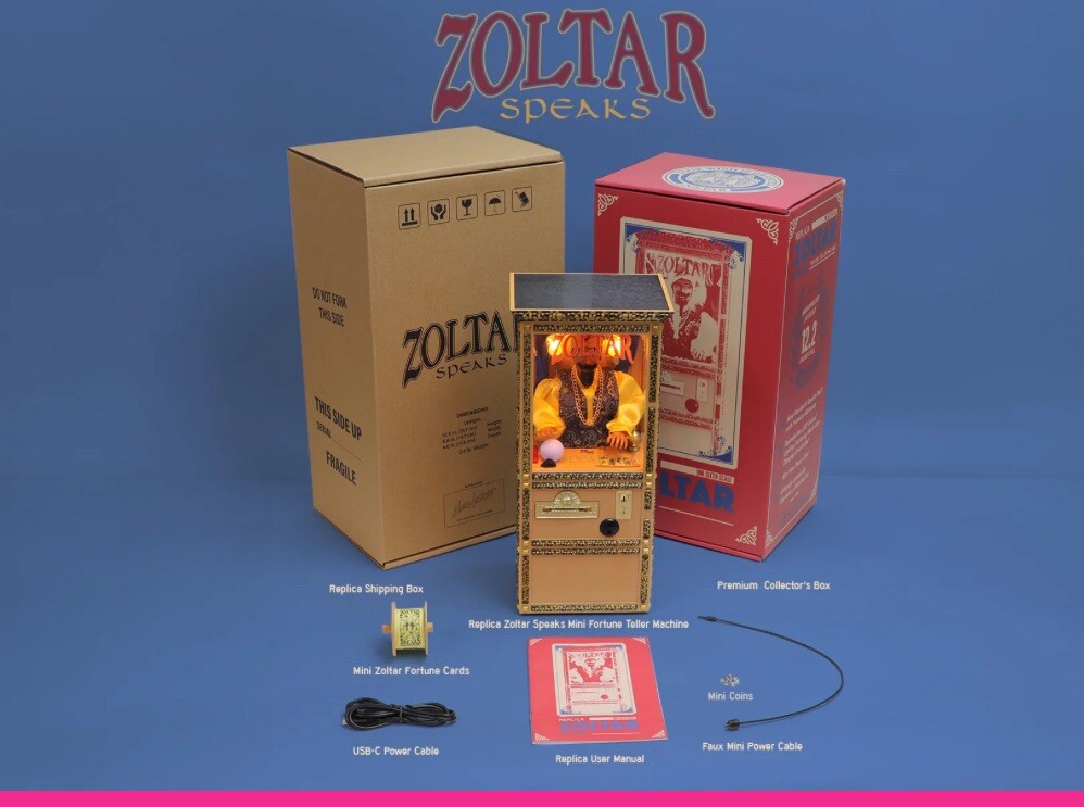 New Wave Toys Replicade Zoltar Speaks Fortune Teller (unopened, new in box)