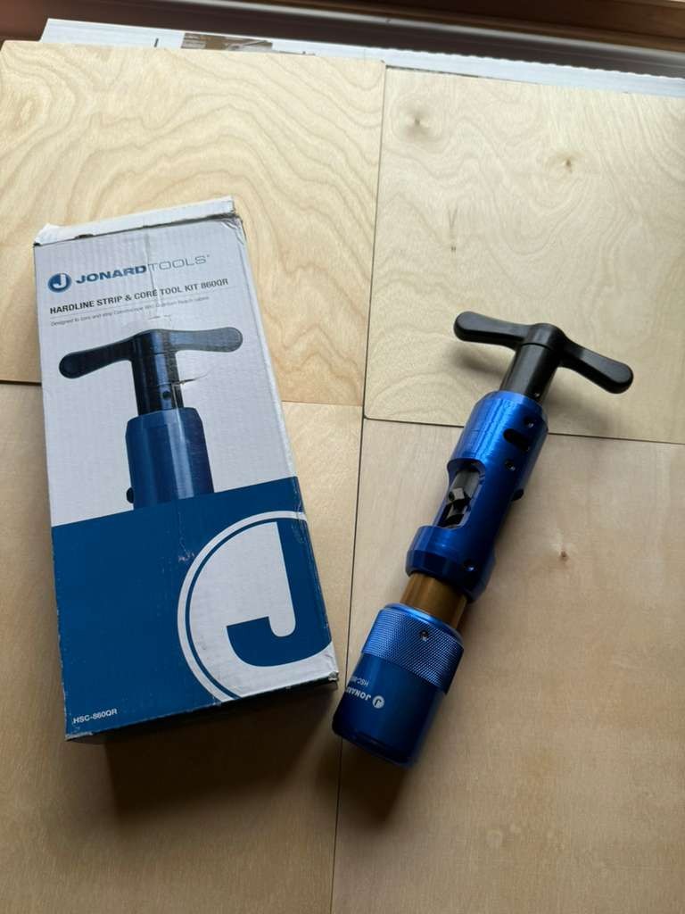 Jonard Tools Hardline Jacket Stripper & Coring 860QR HSC-860QR