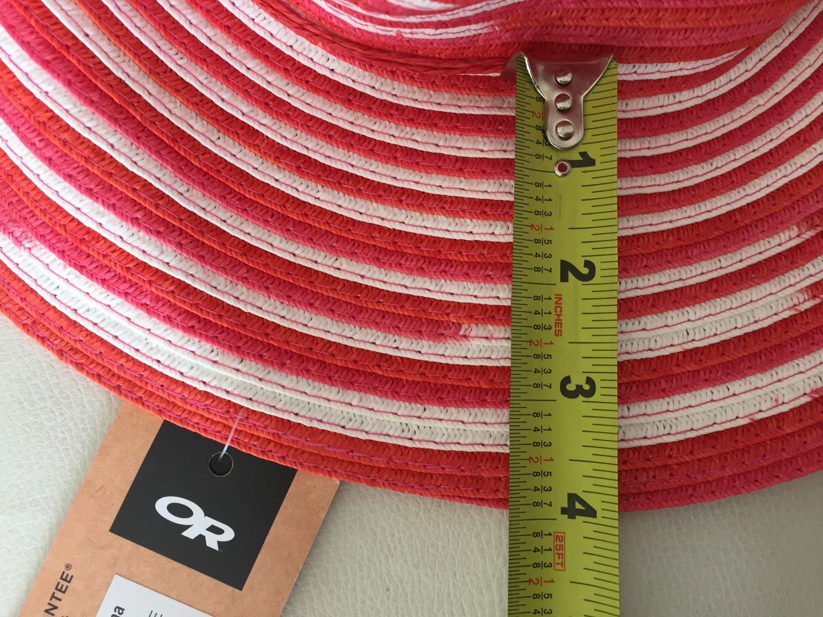 NEW Outdoor Research Women's Isla Hat Bahama Red/White/Pink One Size