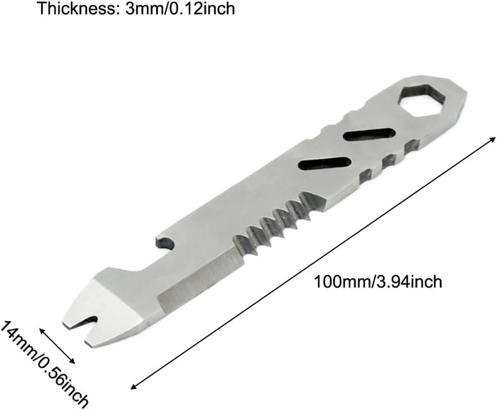 2 Pack Flint Fire Starter Striker Replacement Ferro Rod Scraper High Speed Steel