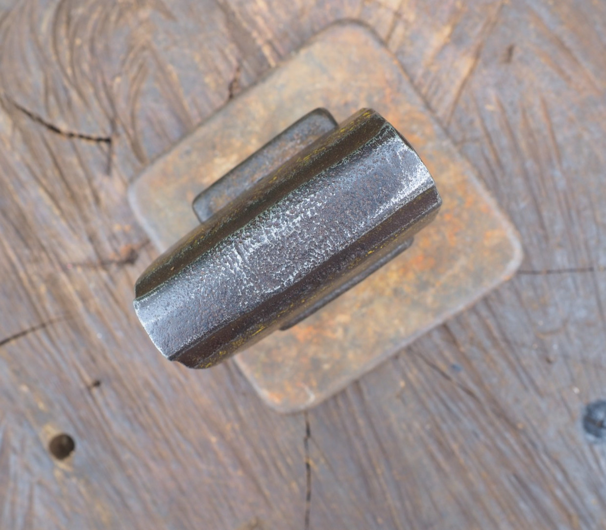 NICE 3/4" BOTTOM FULLER 7/8" HARDY BLACKSMITH ANVIL FORGE BLADESMITH KNIFE TOOL