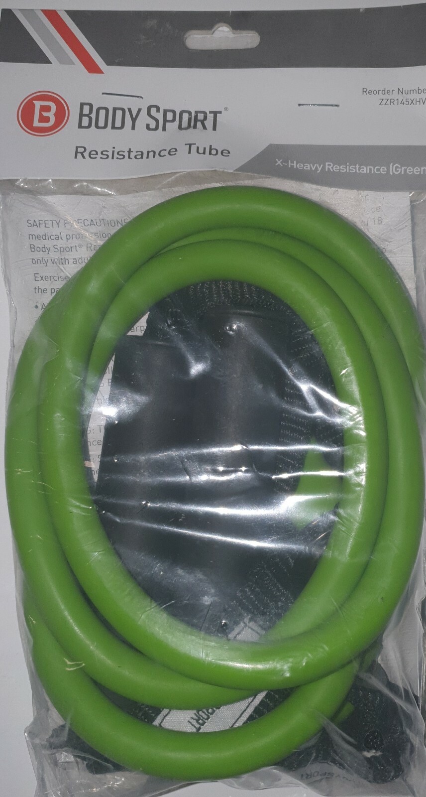 Body Sport ZZR145XHVY Green X-Heavy Resistance Tube