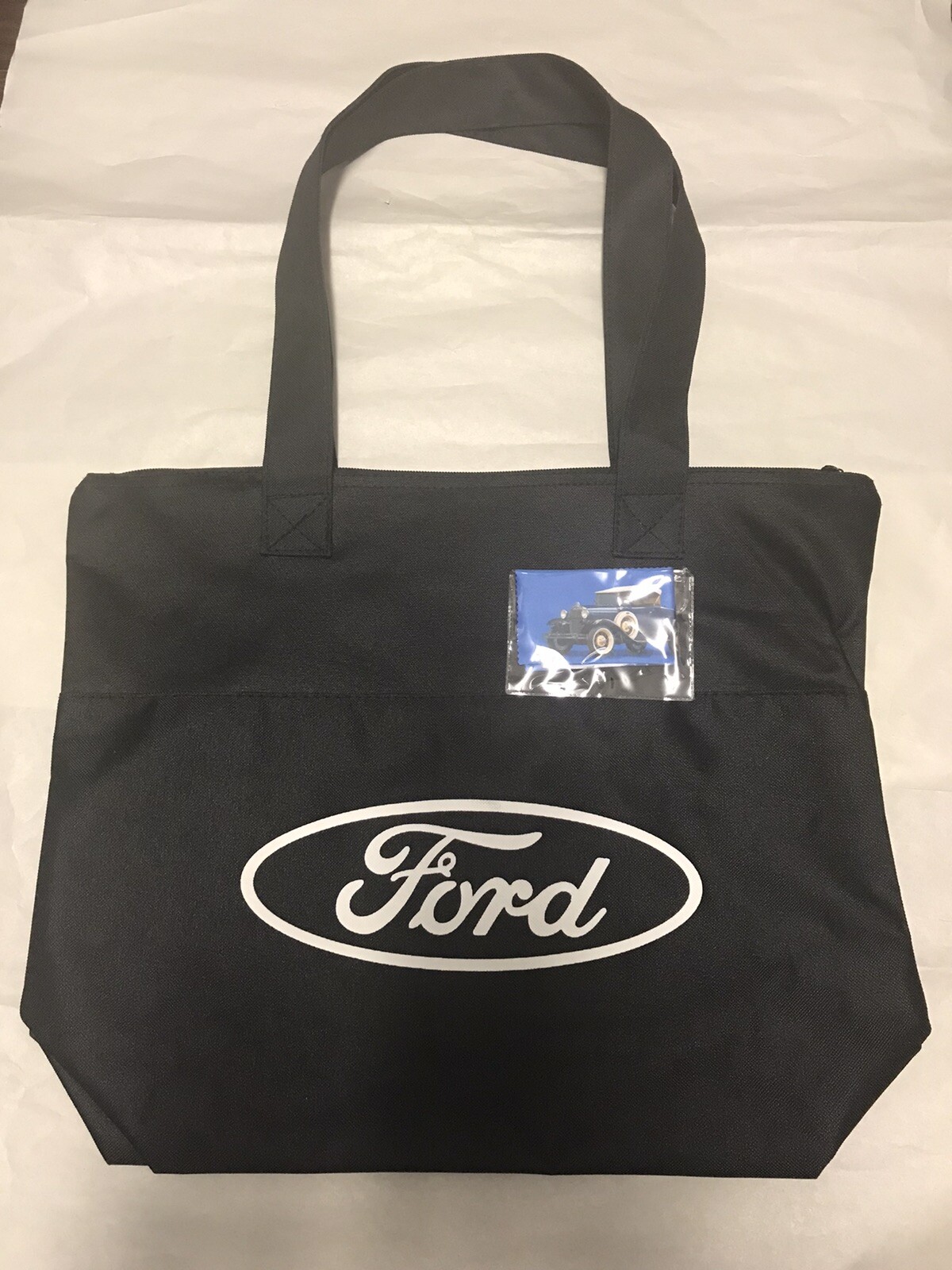 Sema Ford Cars Zippered Zip Tote Bag & Lens Cleaning Cloth Promo New