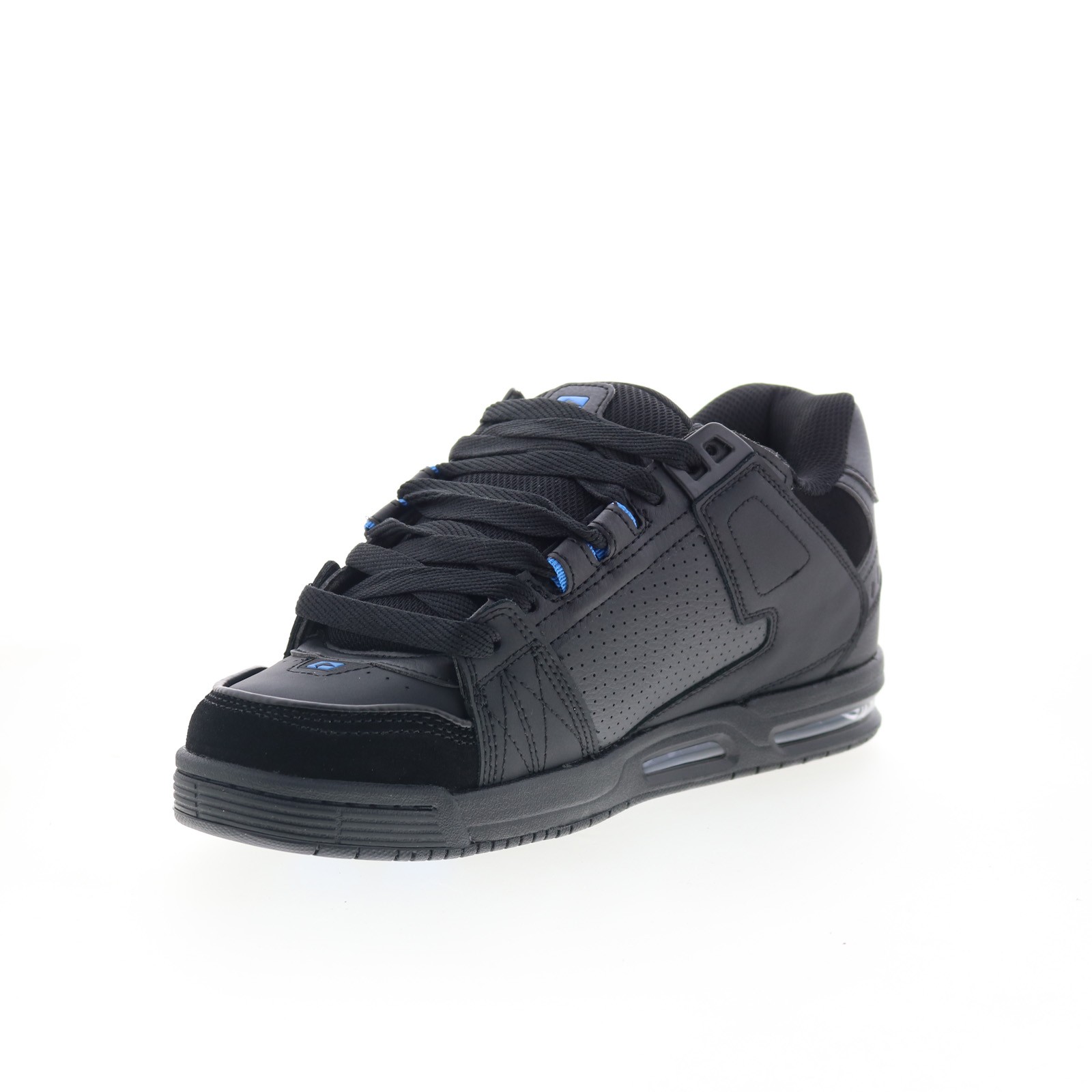 Globe Sabre GBSABR Mens Black Leather Skate Inspired Sneakers Shoes