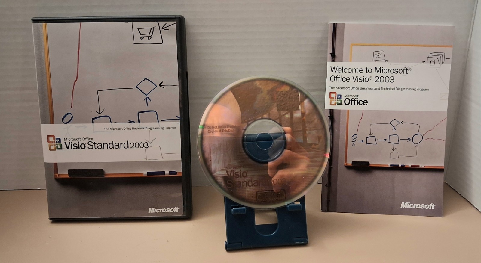 Microsoft Office Visio Standard 2003 w/ CD key & Booklet