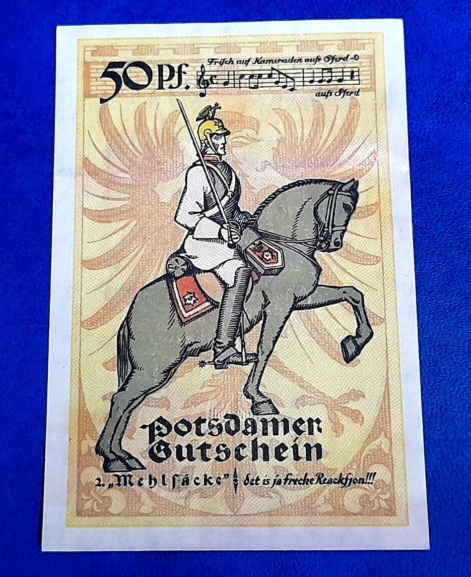 POTSDAM NOTGELD 50 PFENNIG 1921 EMERGENCY MONEY GERMANY BANKNOTE (31755)