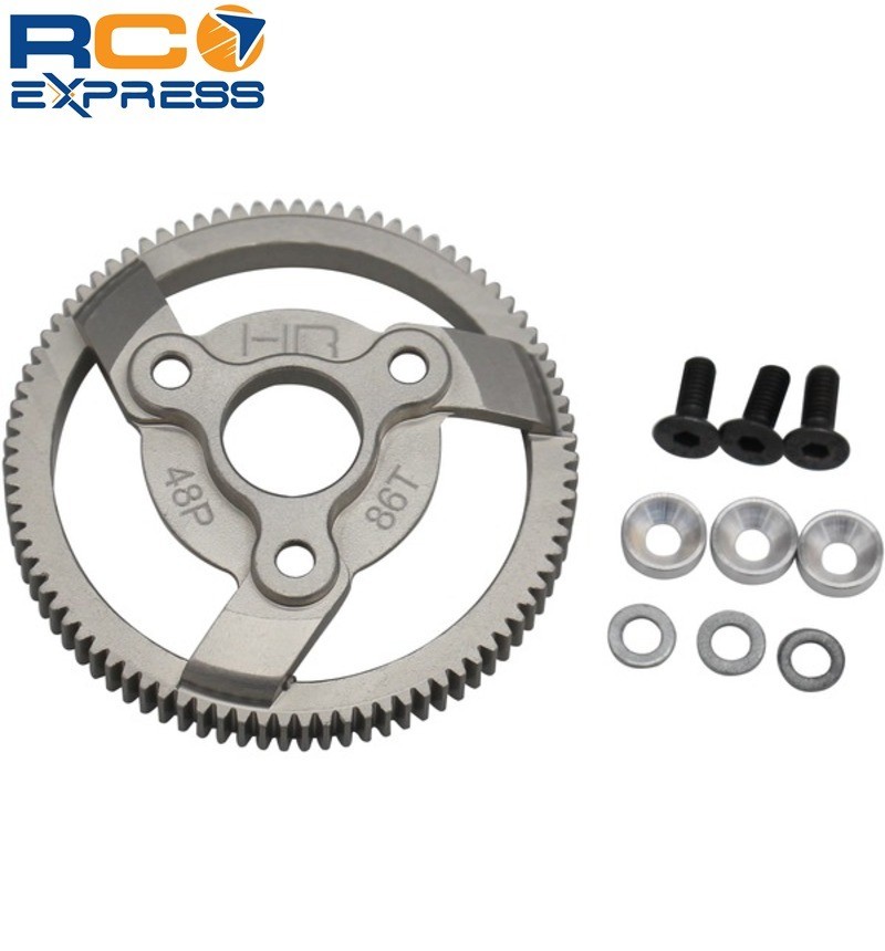 Hot Racing Traxxas 2wd Rustler Slash Stampede 48p Aluminum 86t Spur Gear TE886H