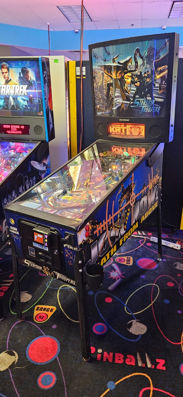 STARSHIP TROOPERS Pinball Machine - Sega 1997 - 2435