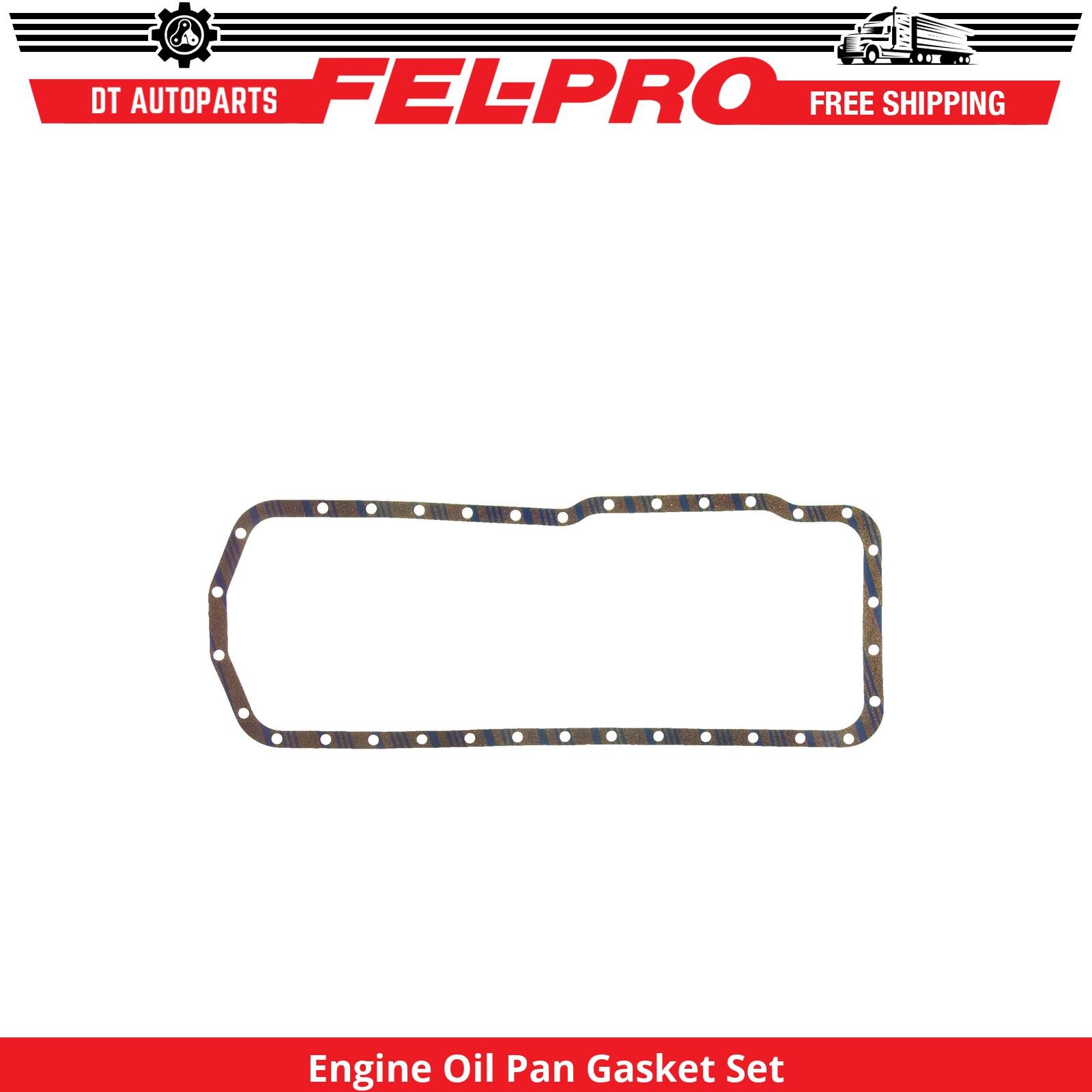 For 1987-1989 Ford LN8000 7.8L L6 Engine Oil Pan Gasket Set Fel-Pro 1988