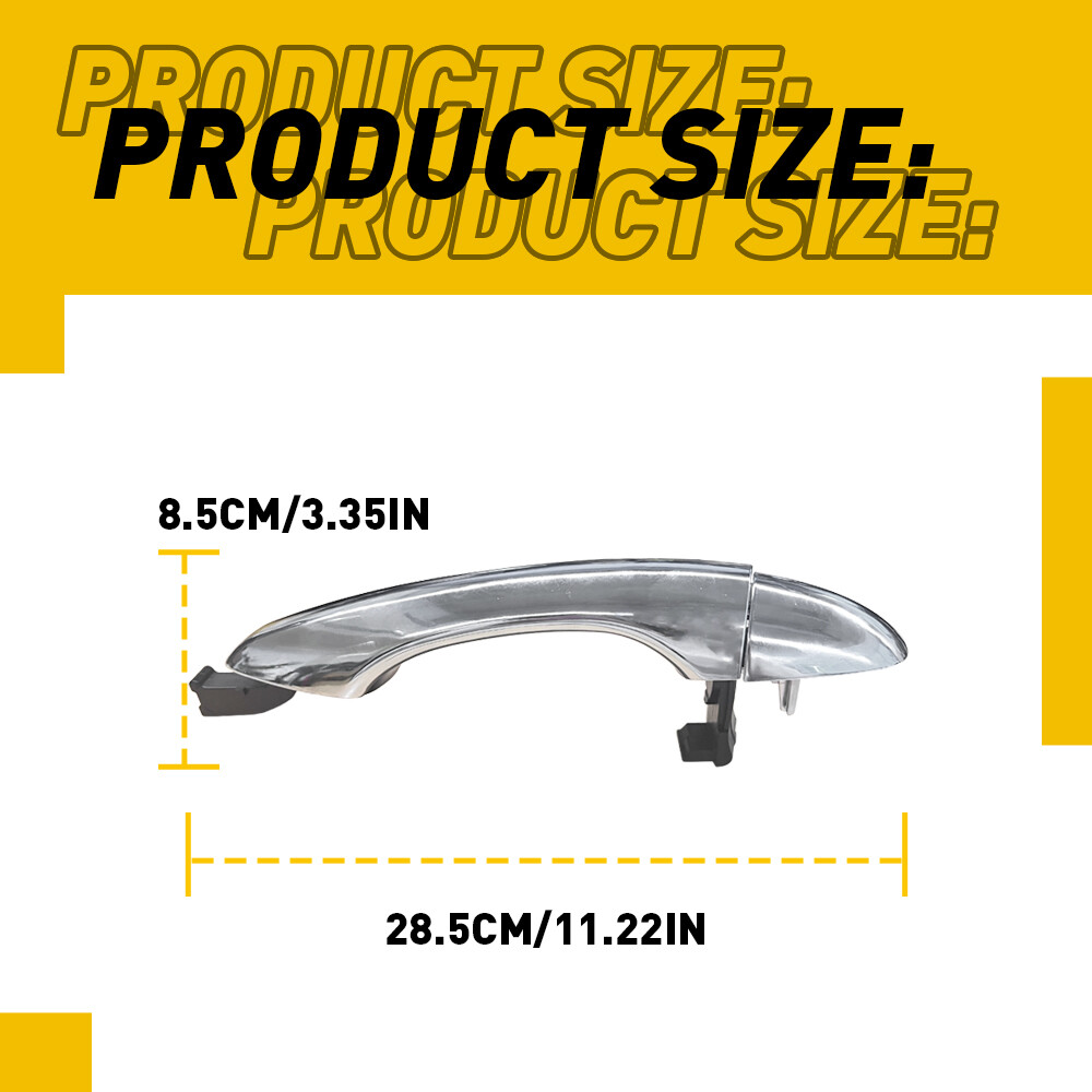 For Kia Sorento 2016-2020 Rear Door Handle Left Driver Side Chrome 82651-C5010 A