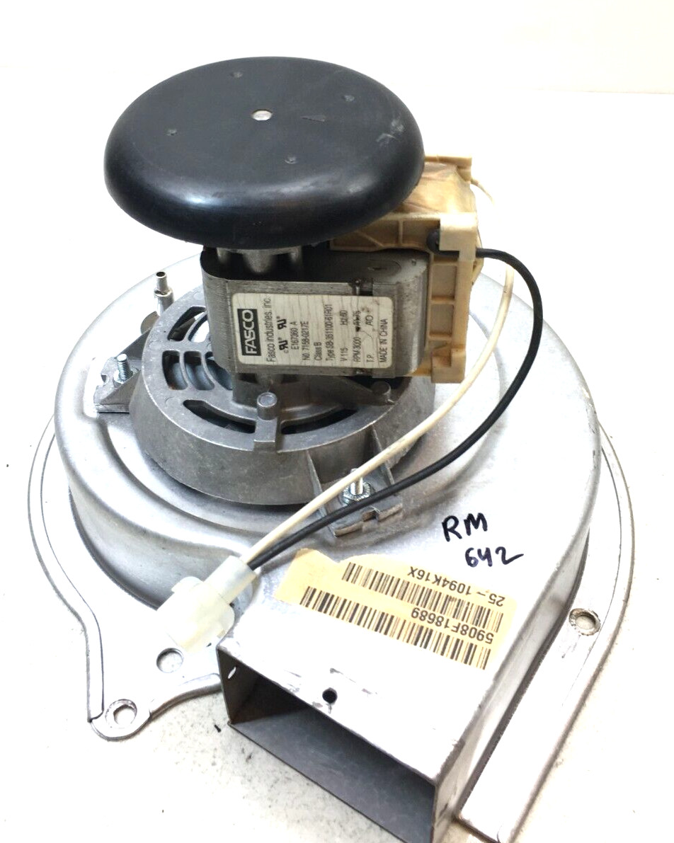 FASCO 7158-0217E Draft Inducer Blower Motor 7058-0464E 115V refurb. used #RM642
