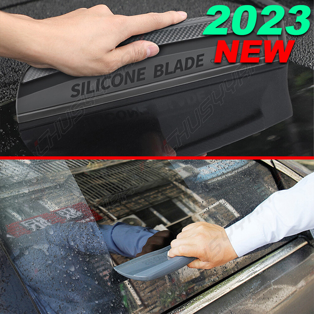 Non-Scratch Flexible Silicone Handy Squeegee Car Wrap Tools Water Window Wiper