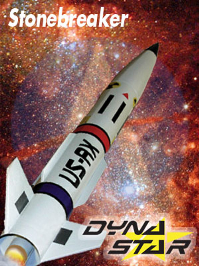 Dynastar Flying Model Rocket Kit Stonebreaker DYN 5028