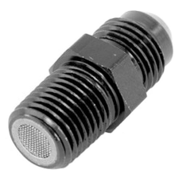 Redhorse -4an Straight Nitrous Fitting Filter -4 x 1/4 npt Black