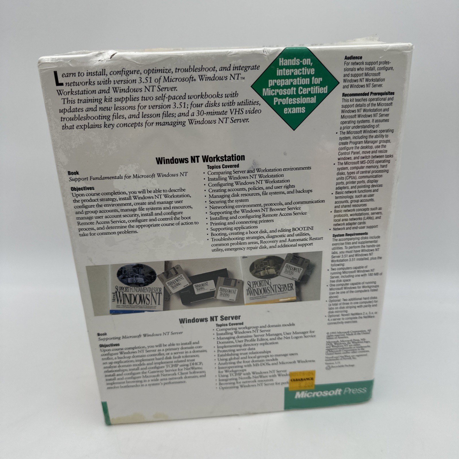 Microsoft Windows NT Training: Hands-On Self-Paced Training Kit