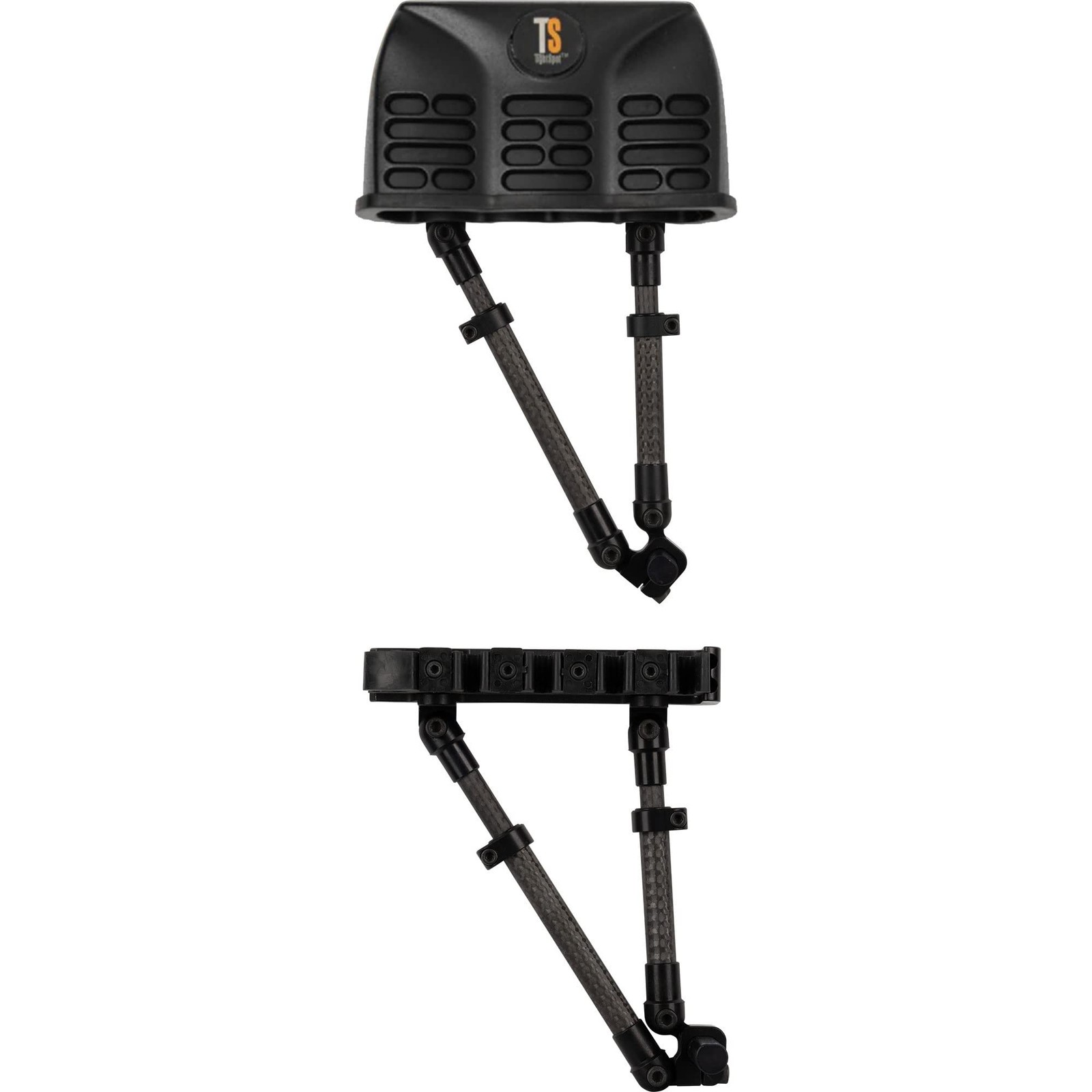 Archery Hunting Lightweigh Pivot 2-Piece 5 Arrow Fully Adjustable Quiver Lite, B