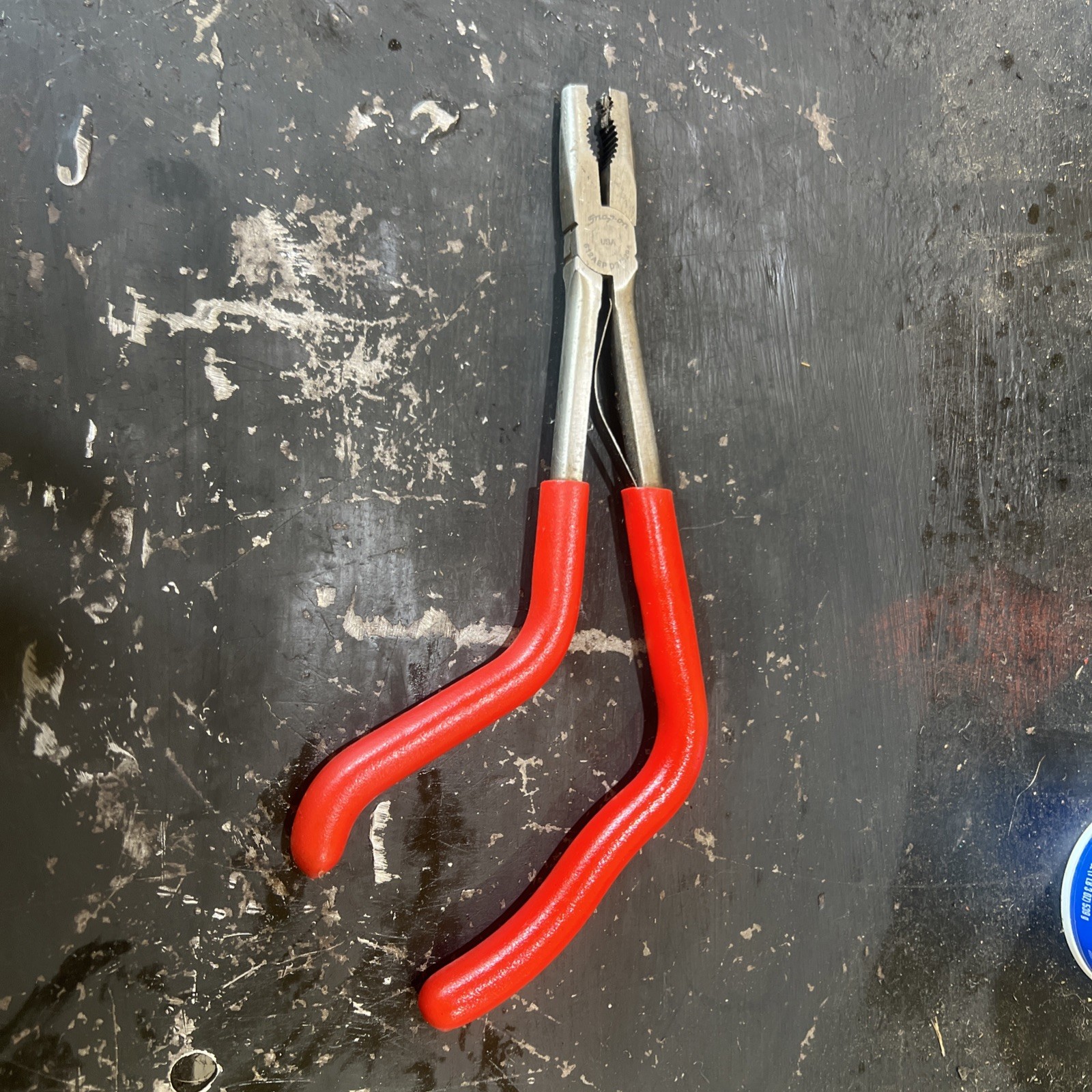 Snap-on Tools USA RED 10” Pistol Grip Needle Nose Pliers 612AEP