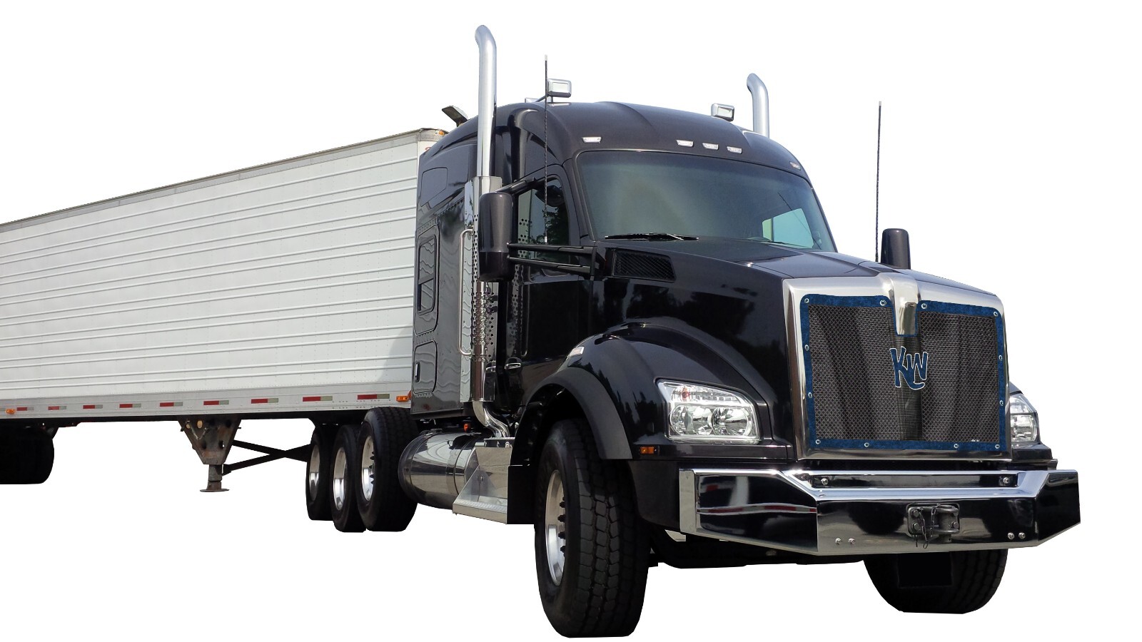 Premium Blue KW Mesh Bug Screen Fits Kenworth T880 Outside Mount