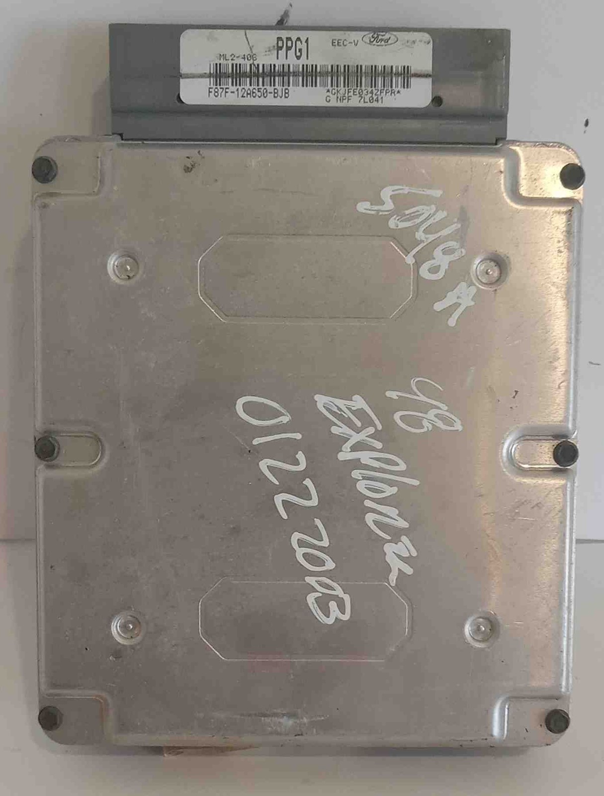 1998 EXPLORER 4.0L OHV AT FED EMIS ENGINE MODULE ID F87F-BJB USED OEM