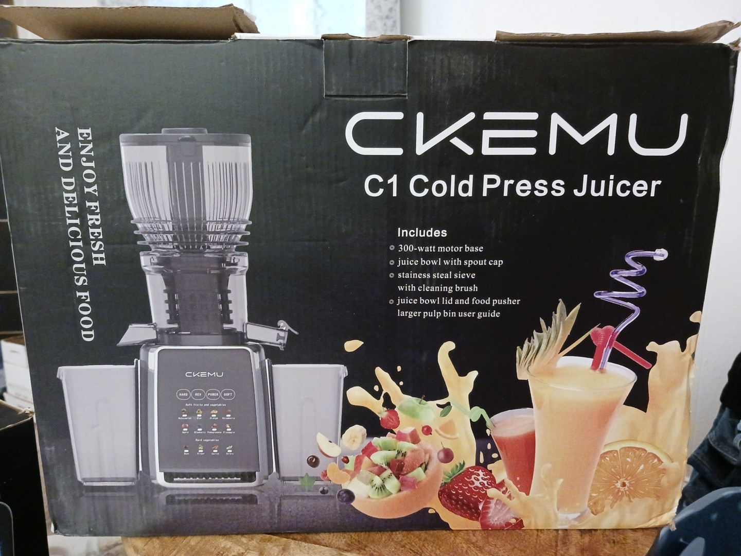 CKEMU C1 Cold Press Juicer NEW with damaged box