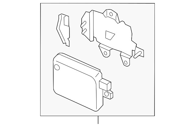 Genuine Nissan Blind Spot Detection System Warning Sensor 284K0-6KA3A
