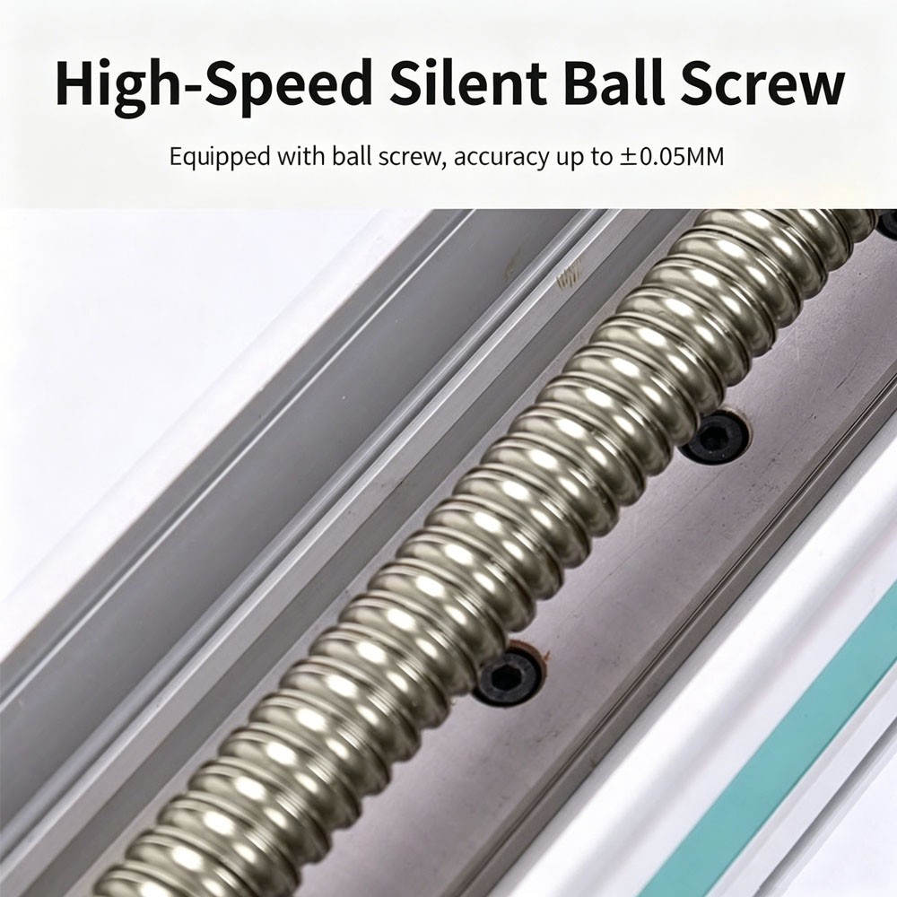 Dust-Proof Semi-Enclosed Sliding Table Cross-Guide Rail Linear Module 1000 Mm