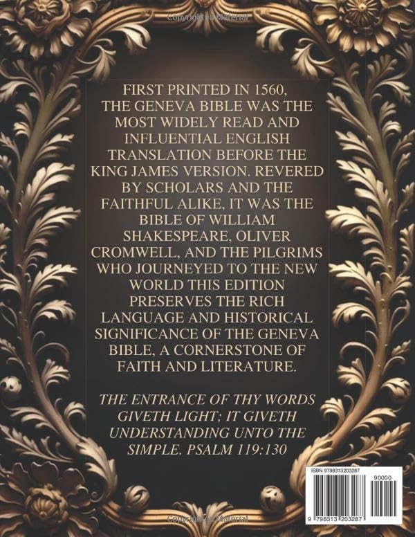Geneva Bible 1560 Edition with Apocrypha: The Complete Collection with...