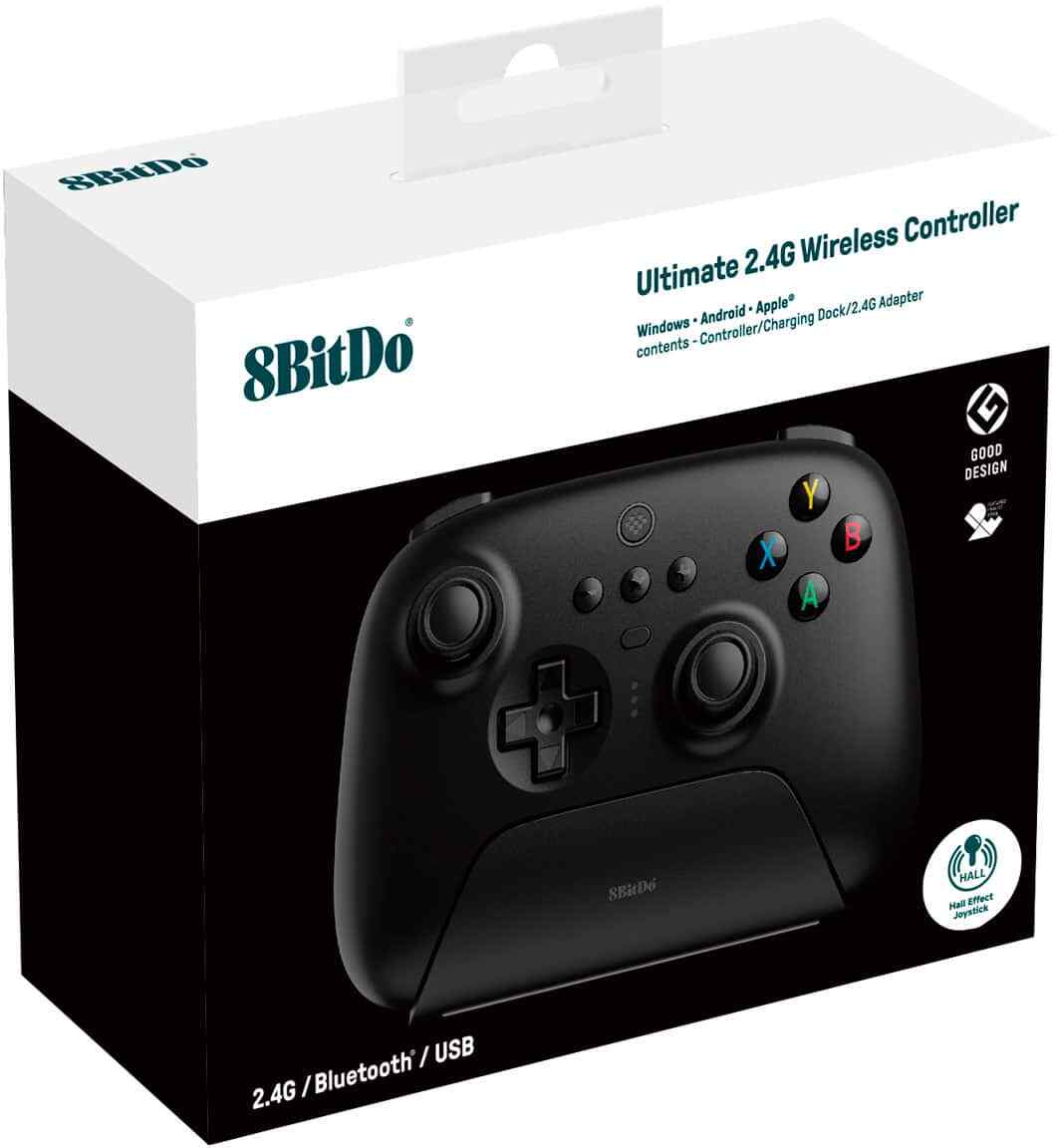8BitDo - Ultimate 2.4G Wireless Controller with Dock and Hall Effect Joystick...