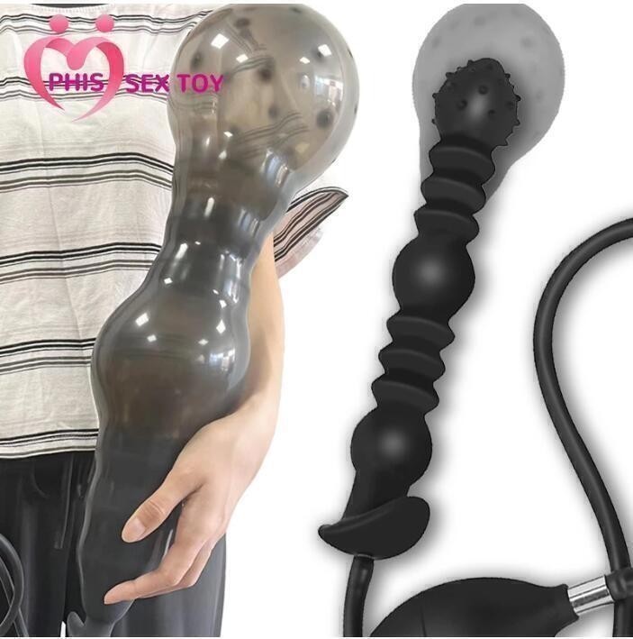 Male-Prostate-Anal-Butt-Sex-Plug-Extra-Large-Inflatable-Dildo-Huge-Men-Women
