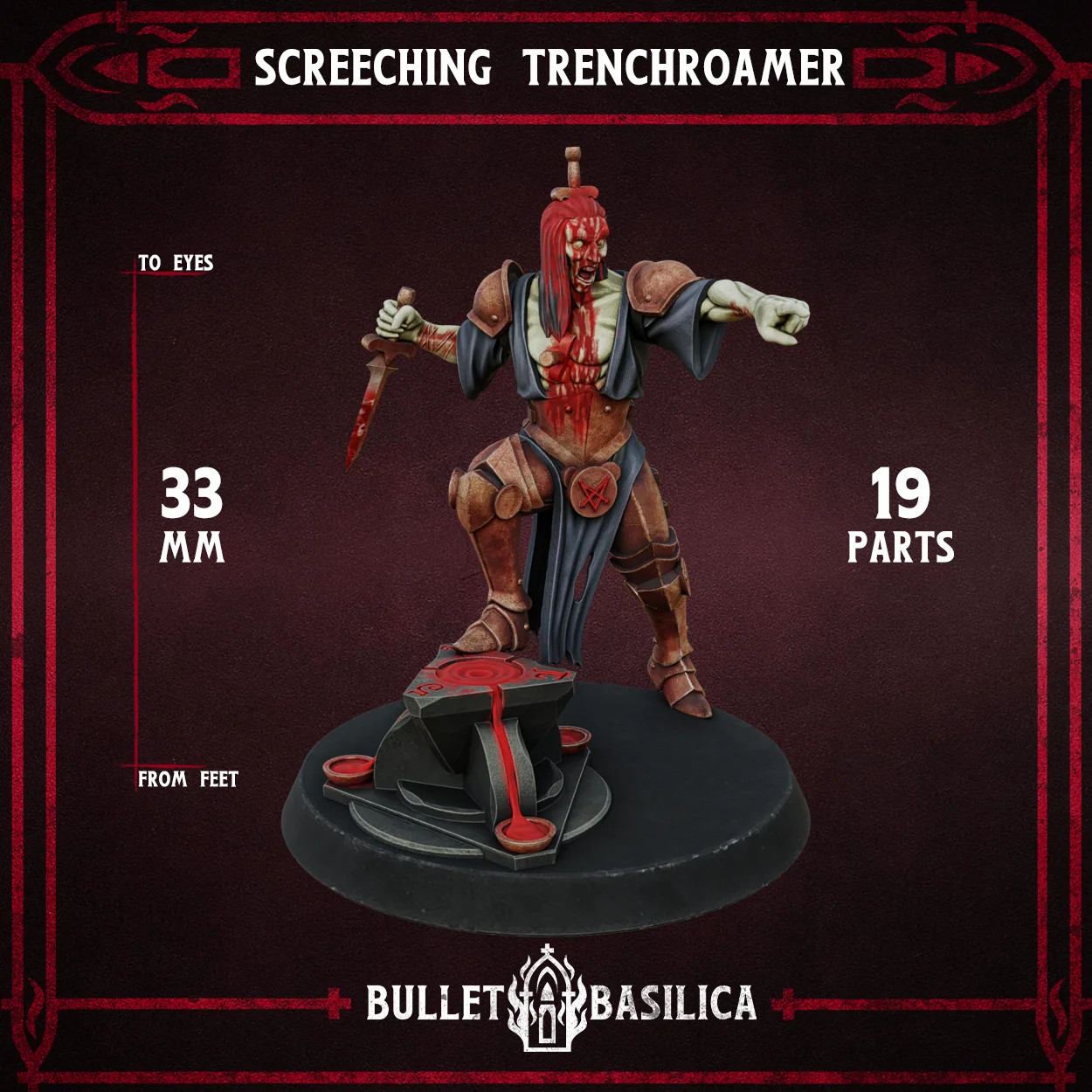 Screeching Trenchroamer - Resin Tabletop Miniature