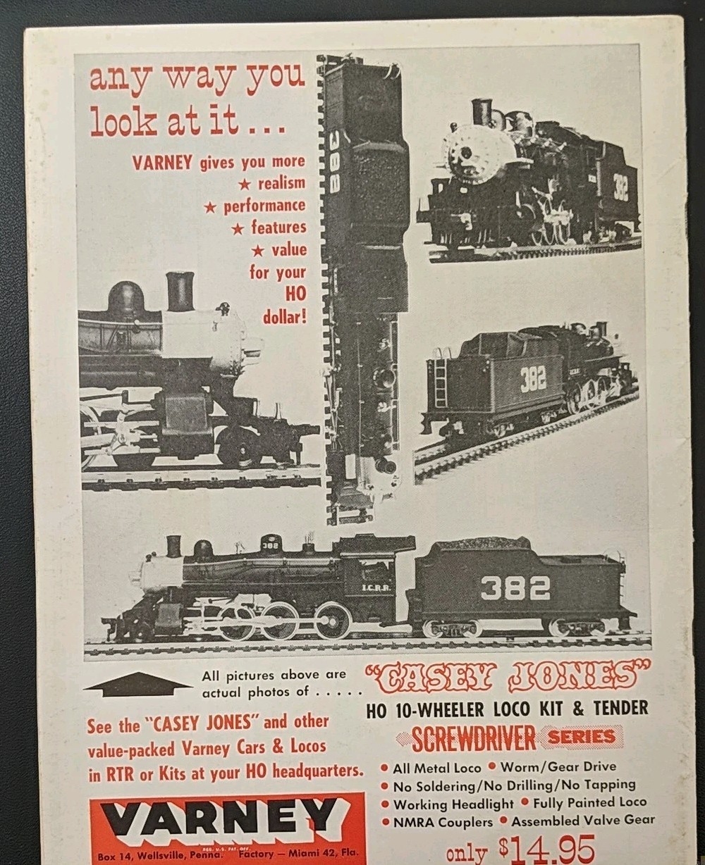 1961 Year MR HO Scale Model Railroader Magazine Lot of 12 (Full Year)