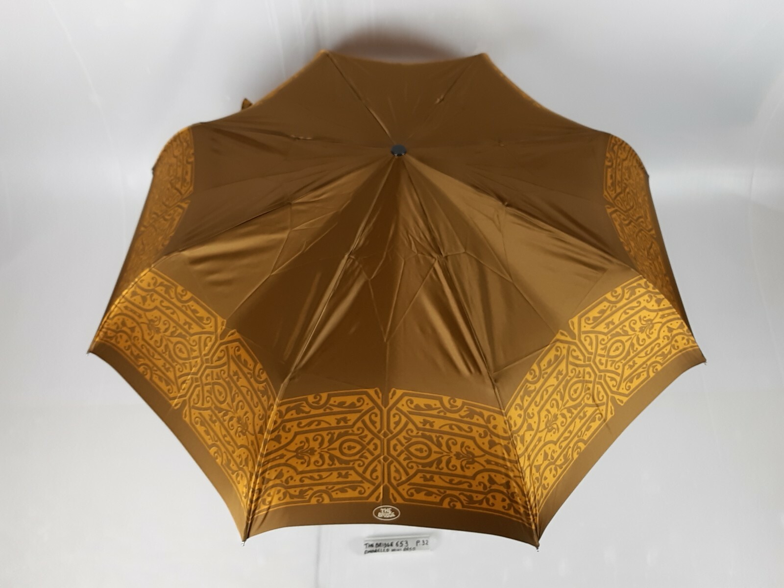 Unisex Mini Umbrella - Technofibre - Bronze/Yellow - Cod.653 - The Bridge