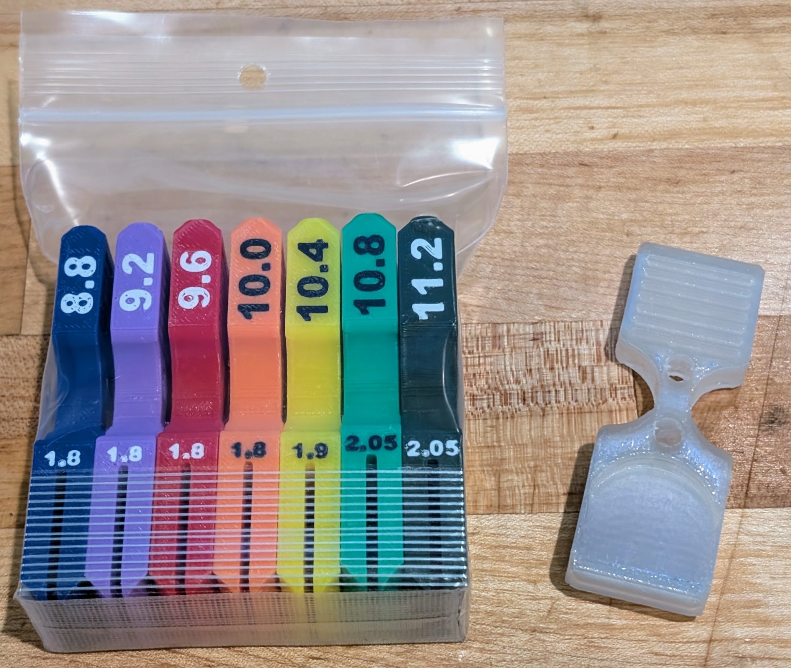 Set of 7 Bleed Blocks. For 2 Piston Shimano, SRAM, Campag, Hope, Magura, & More