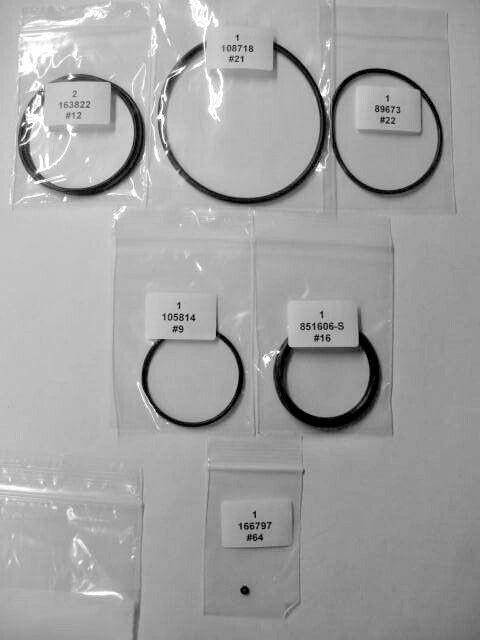 Bostitch F21PL, F28WW, F33PT Framing Nailer Basic O-ring Kit / R&S 003-328F21