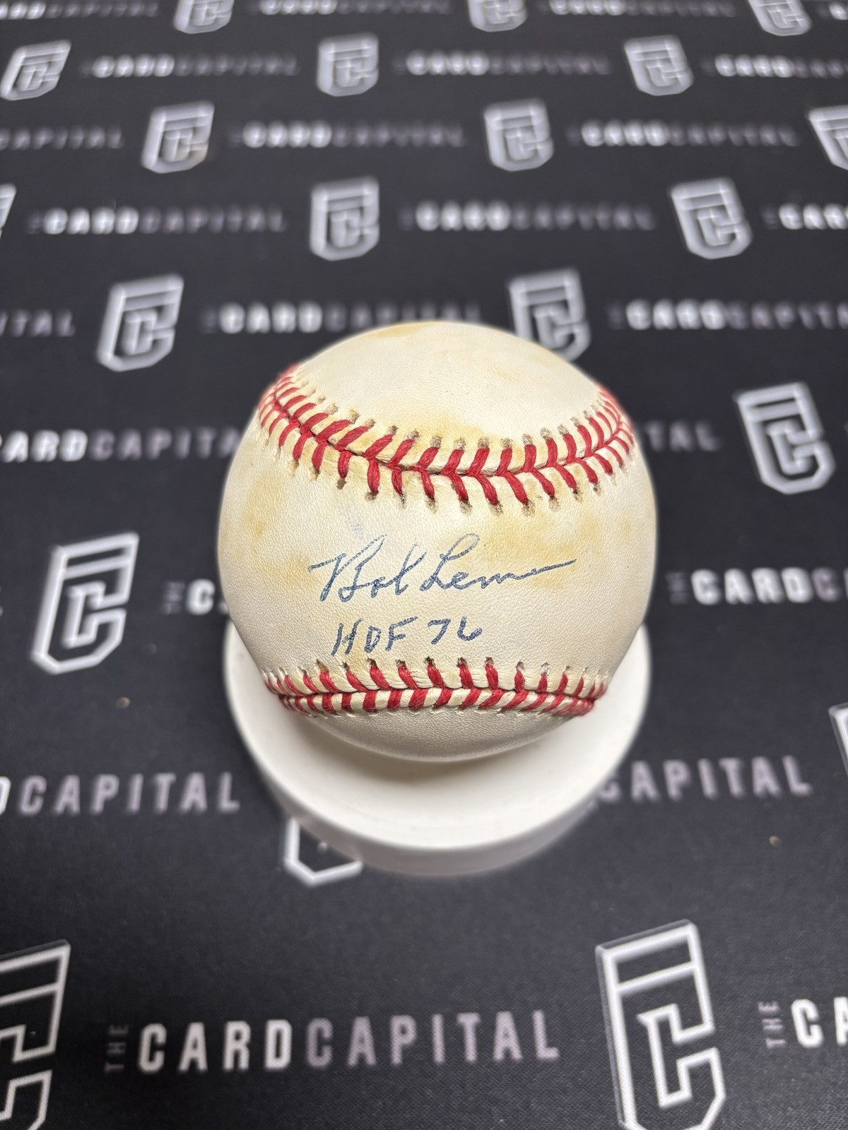 Bob Lemon Signed Official Major League Baseball JSA "HOF 76"