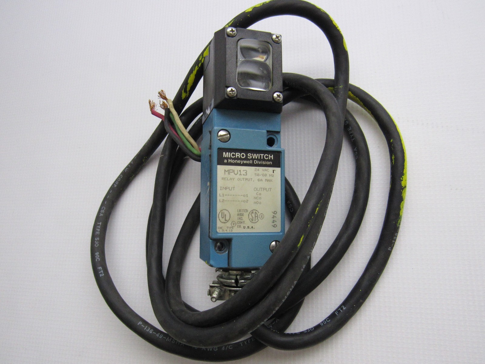 HONEYWELL MICRO SWITCH, MPV13 W/SCANNING HEAD MPP1HD