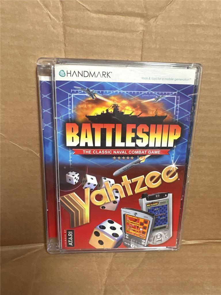 Handmark Battleship Yahtzee Atari Video Games CD Windows  CD Rom