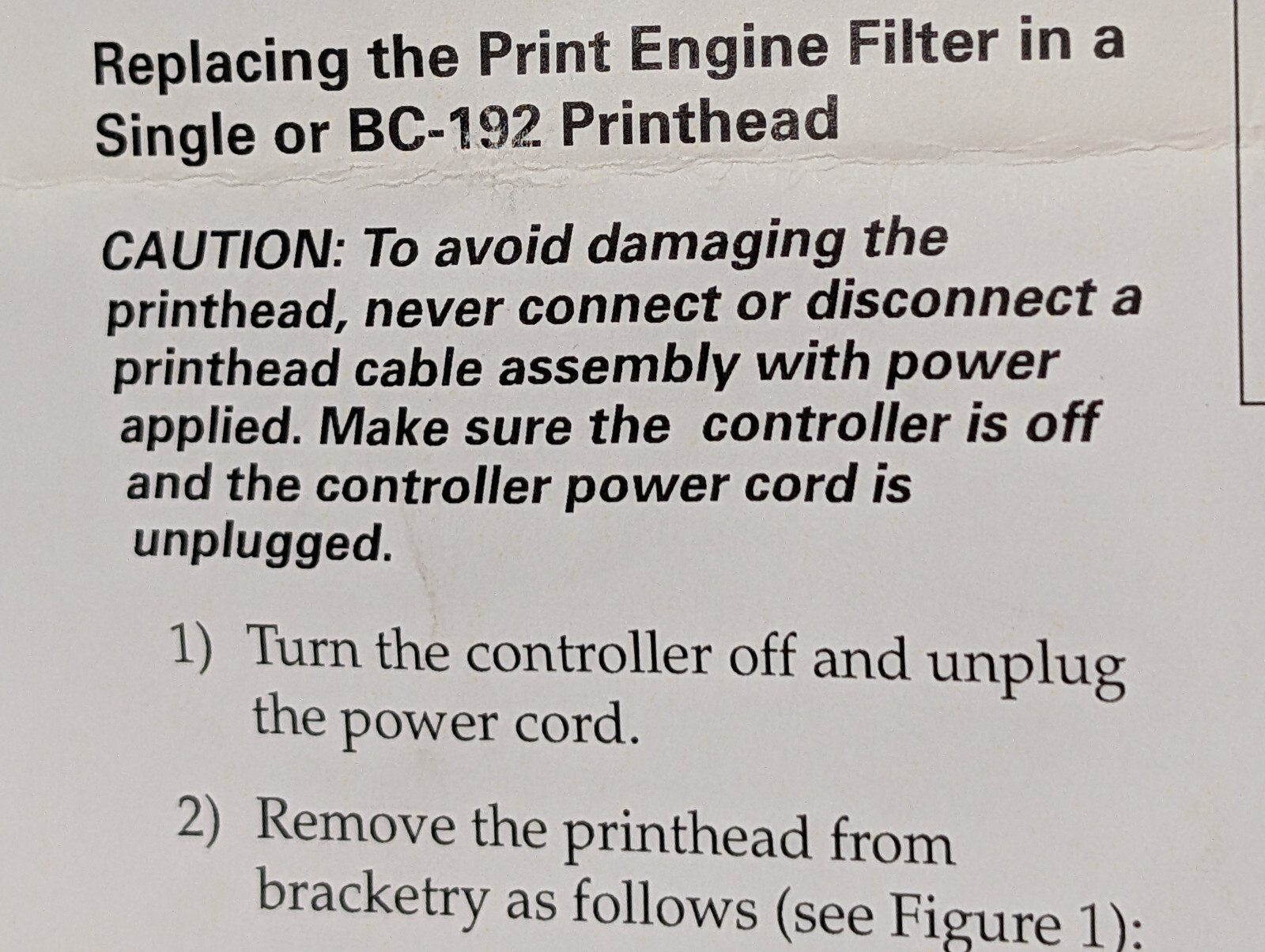 Videojet RP26224 Marsh Hi-Res Printheads Print Engine Filter Replacement Kit