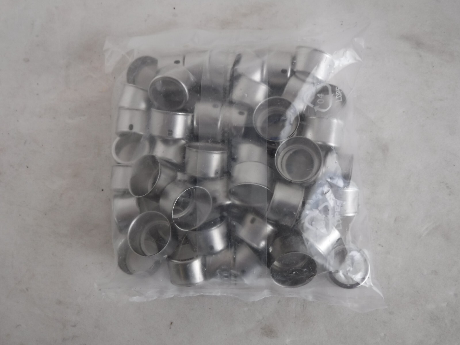 (50 Pack) Heat Link 3/4" Stainless Steel PEX Press Sleeve For Crimp Fitting
