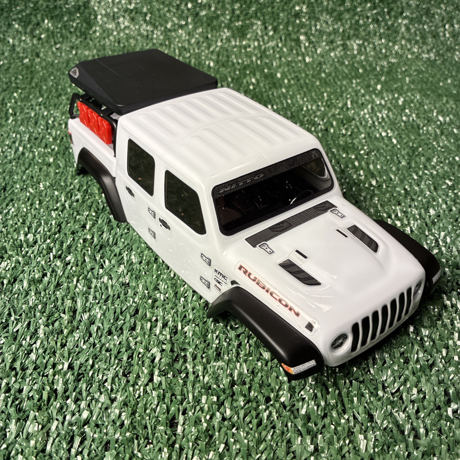 Axial SCX24 Jeep JT Gladiator Body shell Cover Accessories 1:24 White Painted